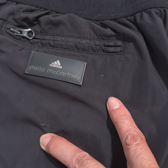Adidas X Stella McCarthney Mesh Insert Running Performance Shorts Black-Small - Picture 12 of 12